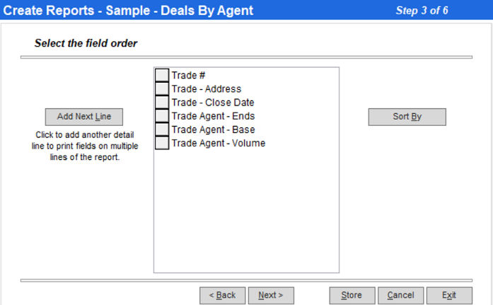 Create a custom report (Back Office)