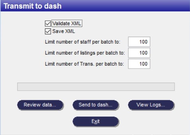 Transmit data to dash manually (Back Office)