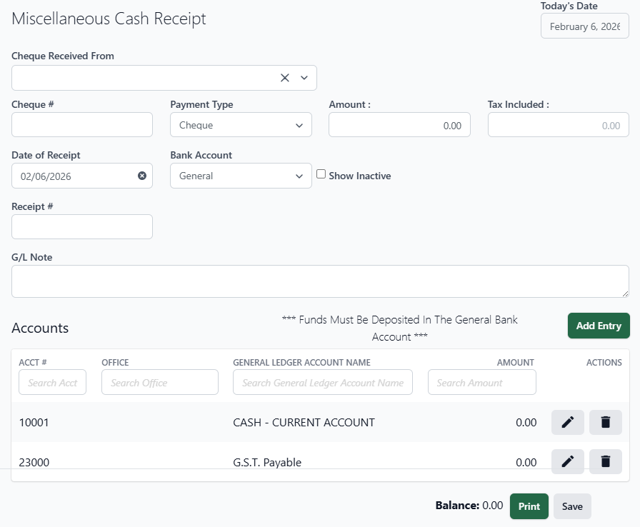 Process an HST or GST refund (new Back Office)