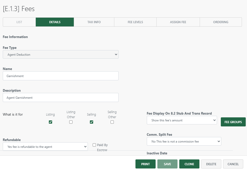 Labeled Ffe Page Garnish agent or employee wages (new Back Office)