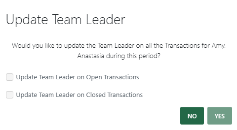 Team Leader Update Configure a licensed assistant (new Back Office)