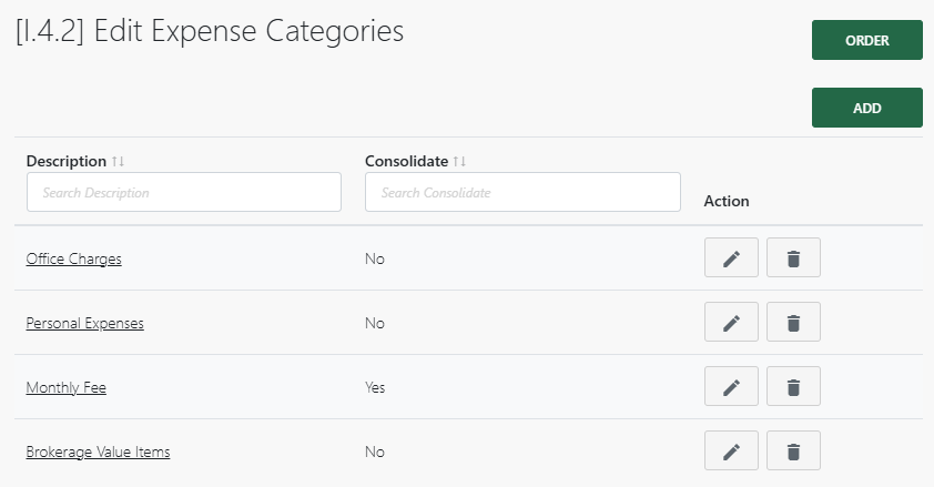 Add an expense category (new Back Office)