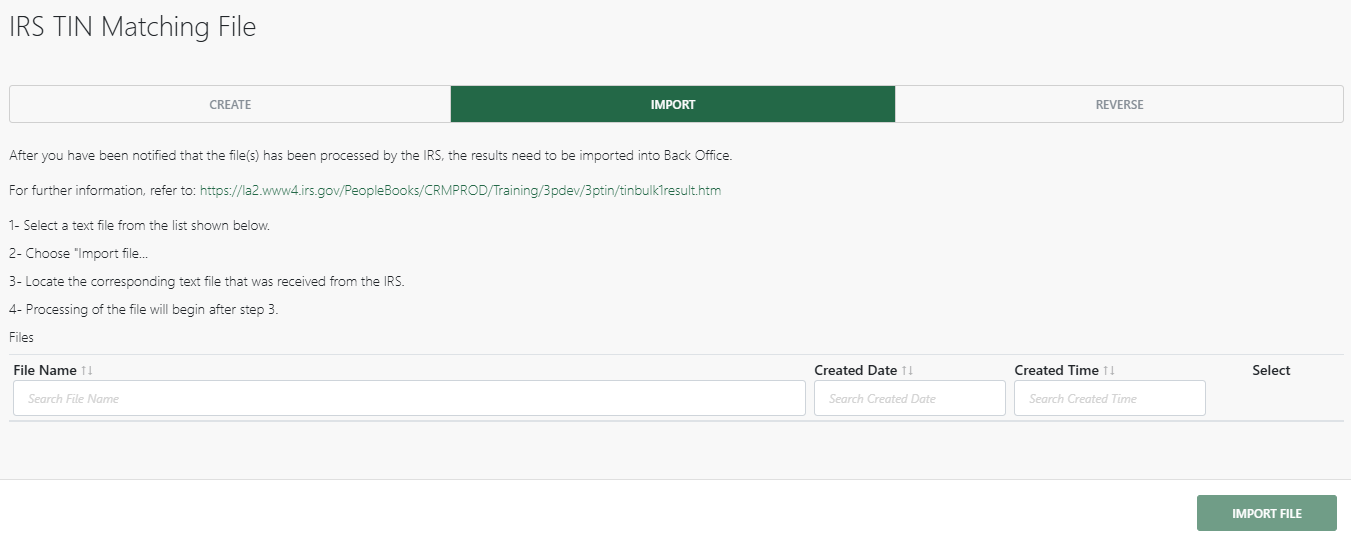 Verify social security numbers on file [U.S.] (new Back Office)