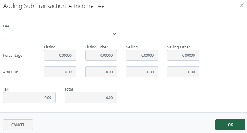 Create a transaction (new Back Office)