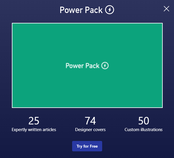 Enable the Power Pack addon (Cloud CMA)