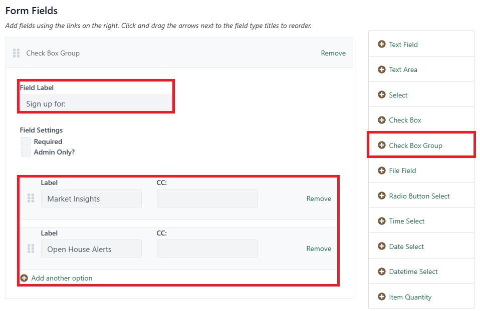 Create a form (Front Office)