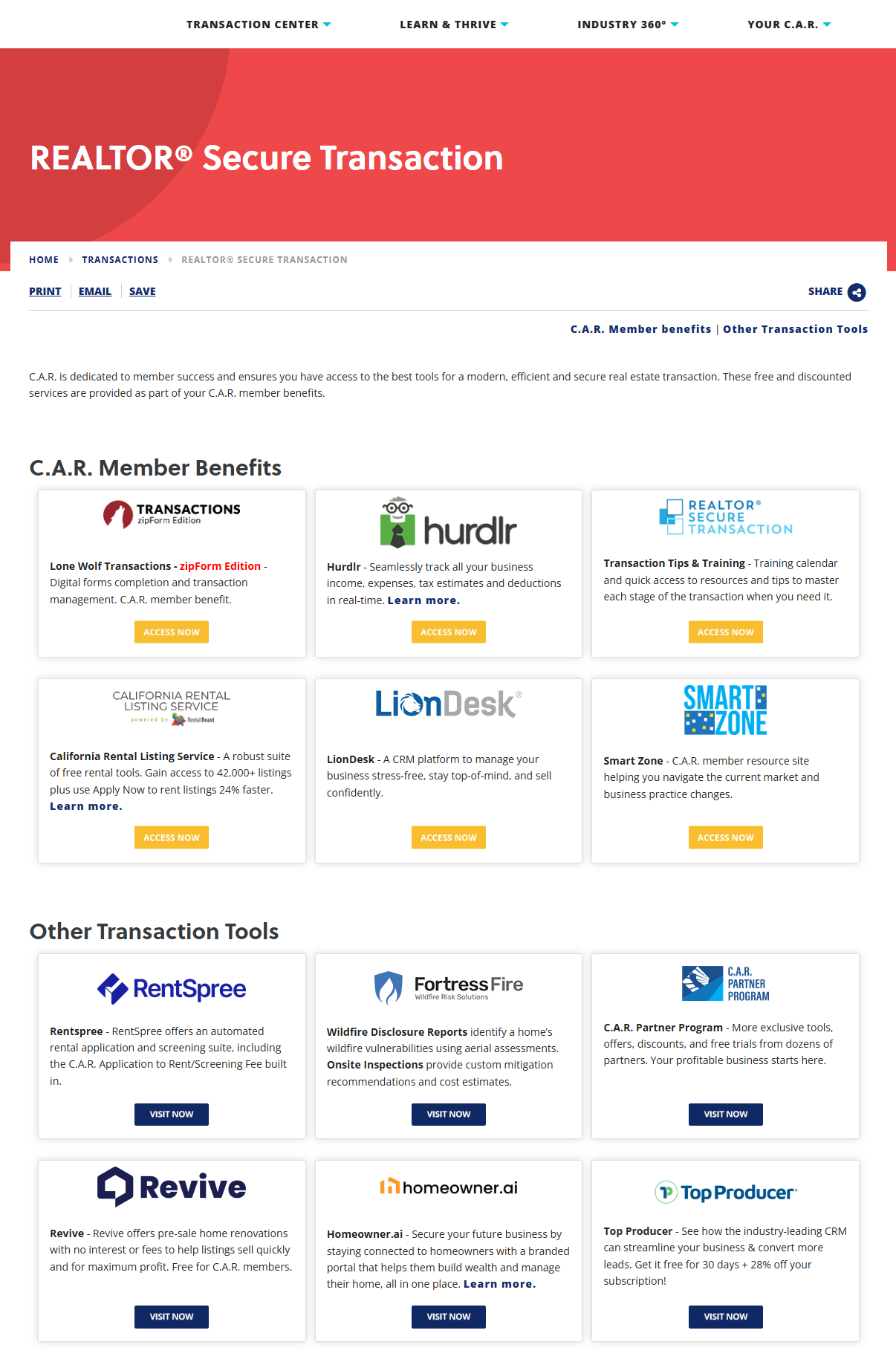 Cr R Login C.A.R. data migration from LionDesk to Relationships