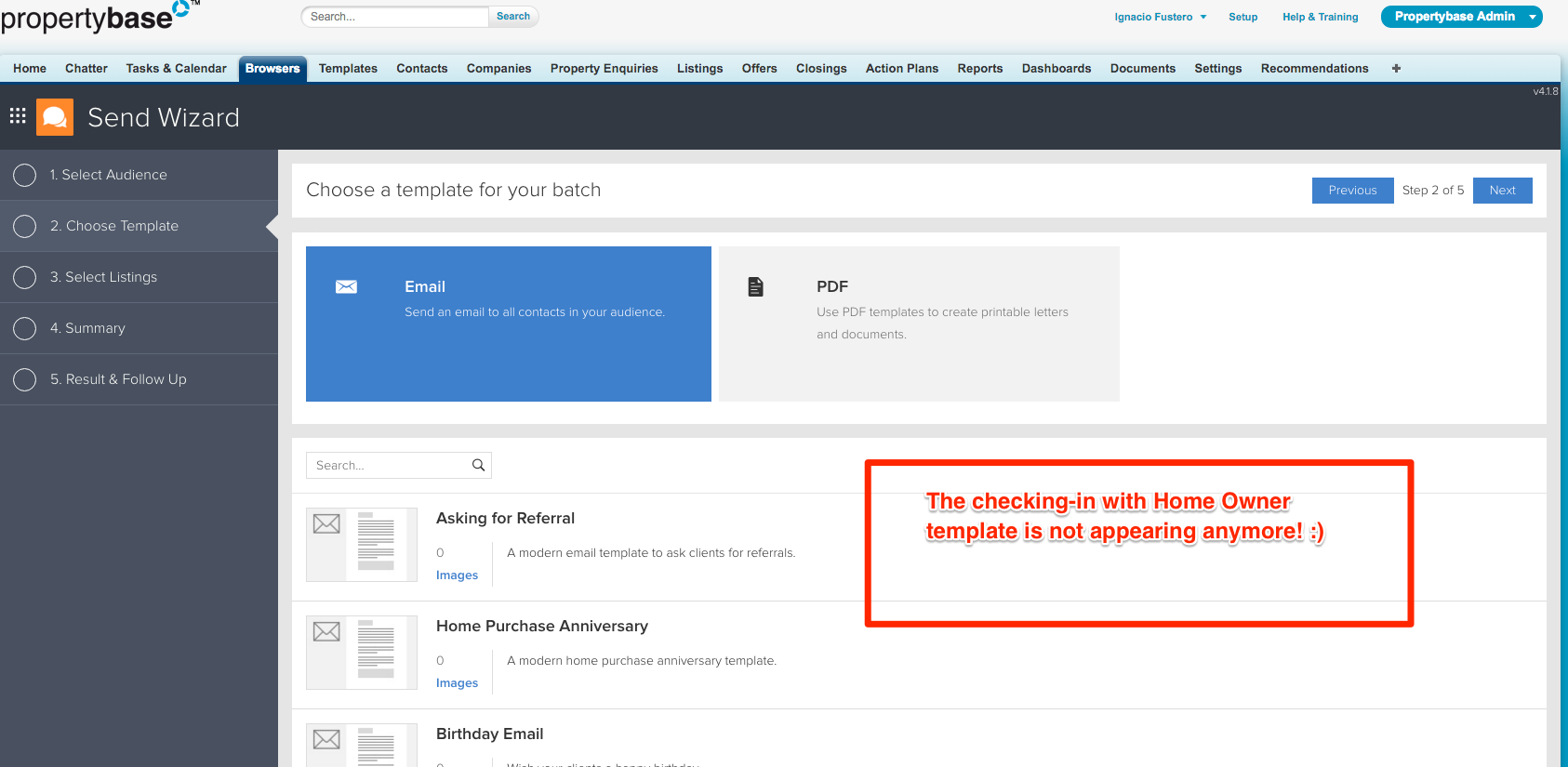 Only for Classic - how to import new templates (Propertybase Salesforce ...