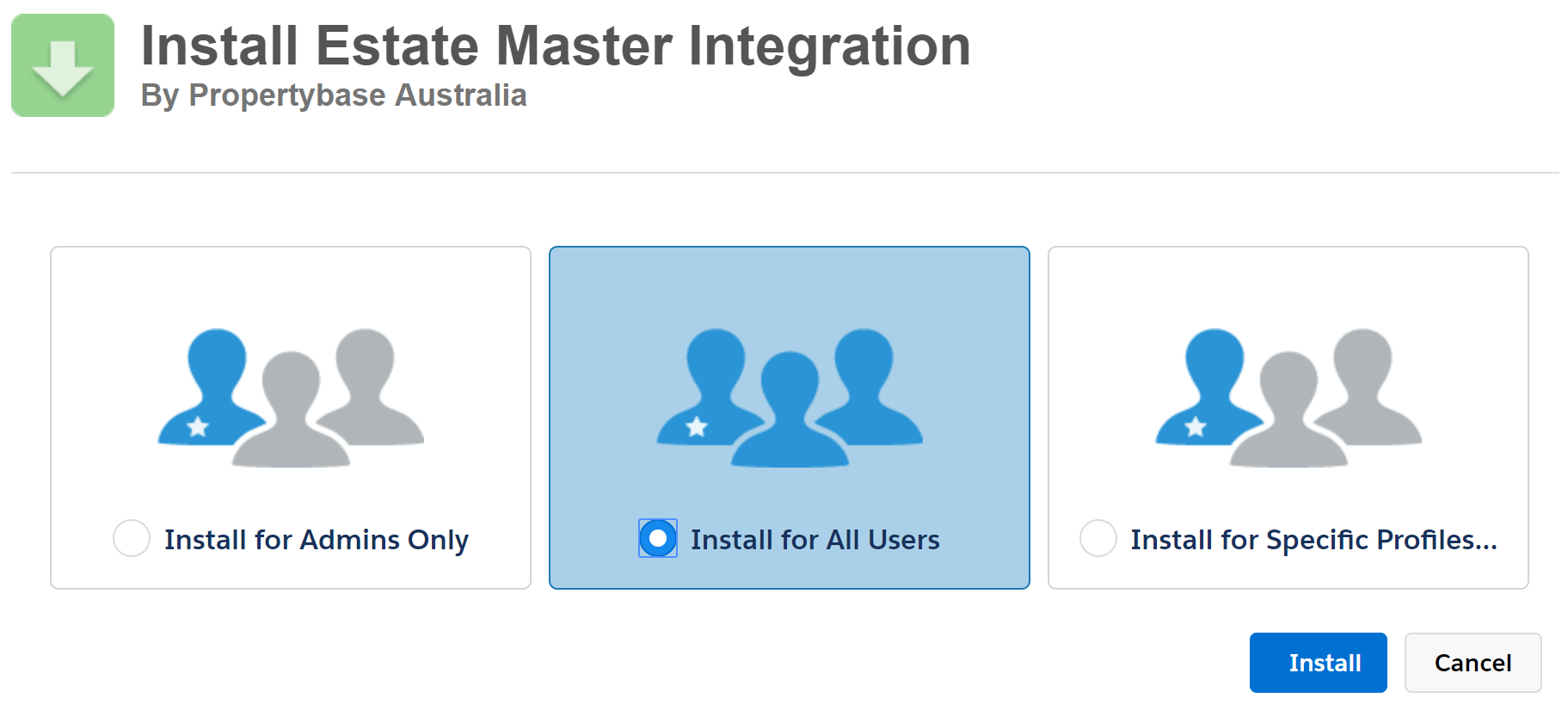 EstateMaster overview (AUS) (Propertybase Salesforce Edition)