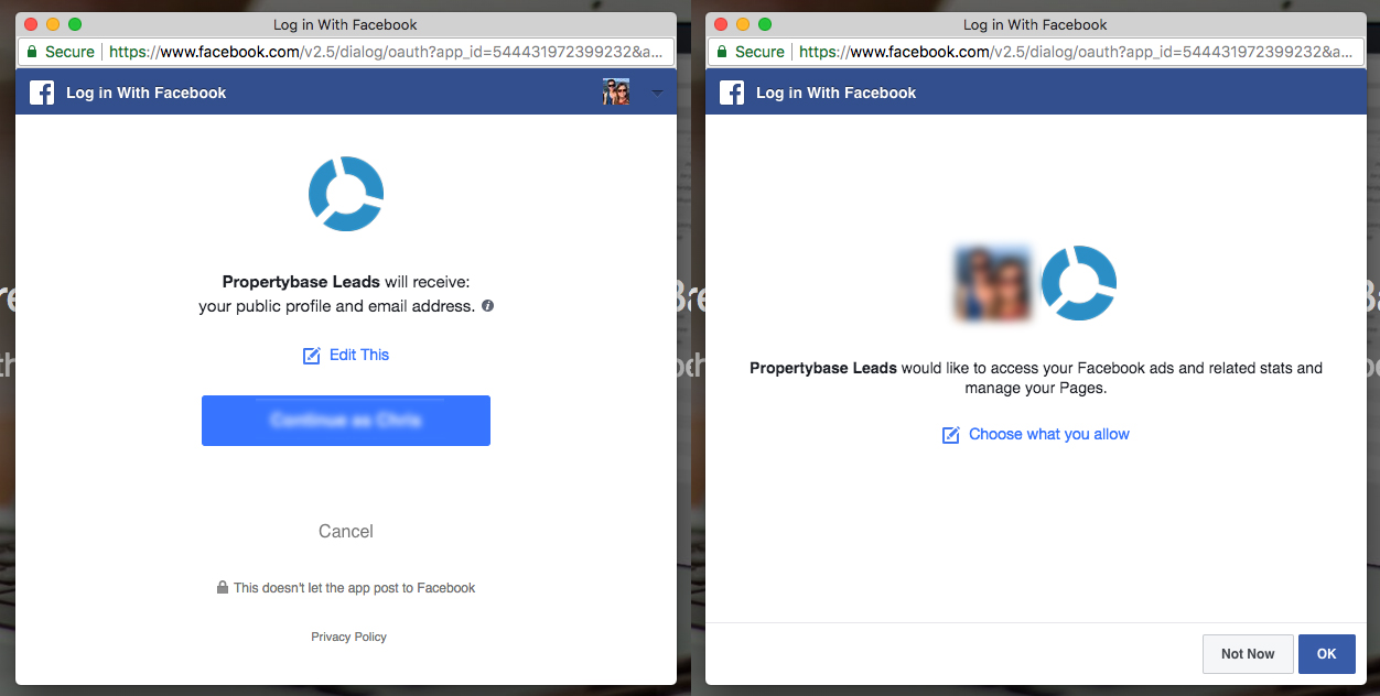 Capture leads from Facebook (Propertybase Salesforce Edition)