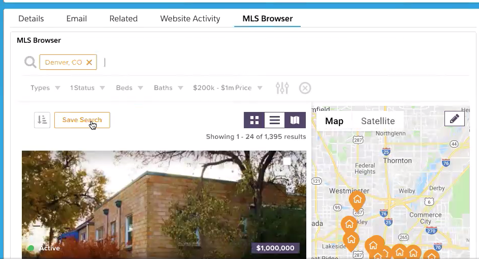 Search Mlx Sign Search MLS listings (Propertybase Salesforce Edition)