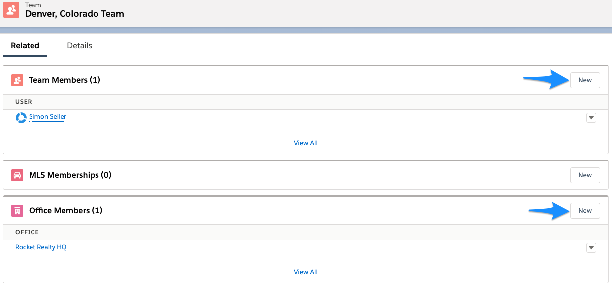 Use teams and offices (Propertybase Salesforce Edition)