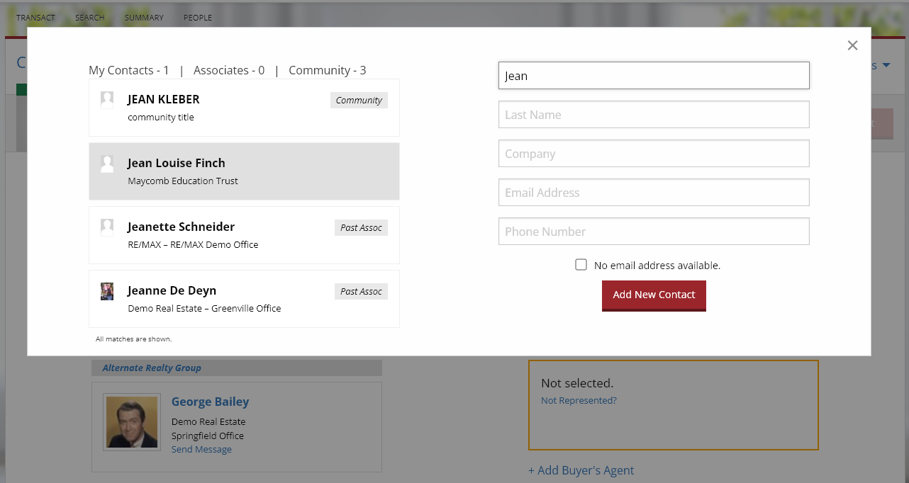 Add a private contact (Workspace)